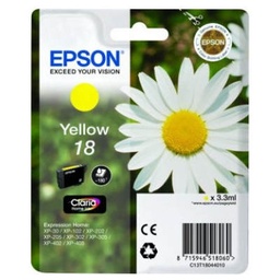 [C13T18044012] Epson T1804 (18) Amarillo Cartucho de Tinta Original - C13T18044012