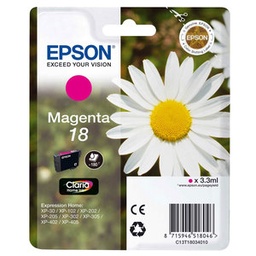 [C13T18034012] Epson T1803 (18) Magenta Cartucho de Tinta Original - C13T18034012
