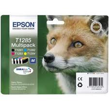 [C13T12854012] Epson T1285 Pack de 4 Cartuchos de Tinta Originales - C13T12854012