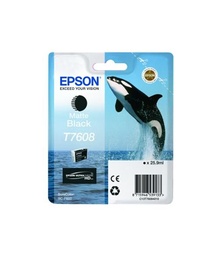 [C13T76084010] Epson T7608 Negro Mate Cartucho de Tinta Original - C13T76084010