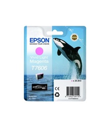 [C13T76064010] Epson T7606 Magenta Light Cartucho de Tinta Original - C13T76064010
