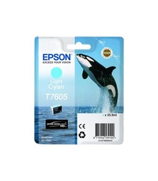 [C13T76054010] Epson T7605 Cyan Light Cartucho de Tinta Original - C13T76054010