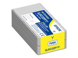 [C33S020604] Epson SJIC22P Amarillo Cartucho de Tinta Original - C33S020604/SJIC22P(Y)