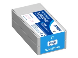 [C33S020602] Epson SJIC22P Cyan Cartucho de Tinta Original - C33S020602/SJIC22P(C)