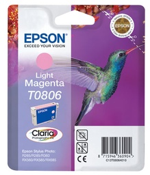 [C13T08064011] Epson T0806 Magenta Light Cartucho de Tinta Original - C13T08064011