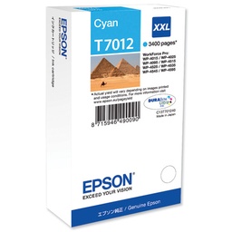 [C13T70124010] Epson T7012 Cyan Cartucho de Tinta Original - C13T70124010