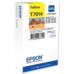 [C13T70144010] Epson T7014 Amarillo Cartucho de Tinta Original - C13T70144010