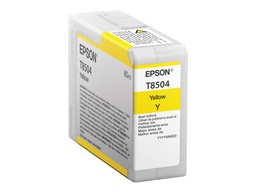 [C13T850400] Epson T8504 Amarillo Cartucho de Tinta Original - C13T850400