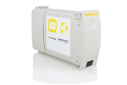 [HI-C4848A(80)] HP 80 Amarillo Cartucho de Tinta Generico - Reemplaza C4848A