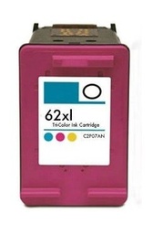 [HI-62XLC] HP 62XL Color Cartucho de Tinta Remanufacturado - Reemplaza C2P06AE/C2P07AE