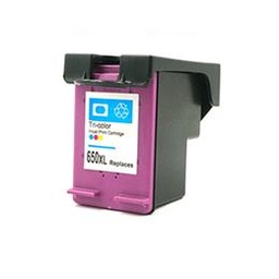 [HI-650XLC] HP 650XL Color Cartucho de Tinta Remanufacturado - Reemplaza CZ102AE