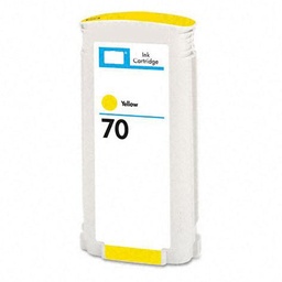 [HI-C9454A(70)(PG)] HP 70 Amarillo Cartucho de Tinta Pigmentada Generico - Reemplaza C9454A