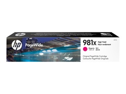 [L0R10A] HP 981X Magenta Cartucho de Tinta Original - L0R10A