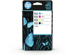 [6ZC71AE] HP 932 + 933 Pack de 4 Cartuchos de Tinta Originales - 6ZC71AE