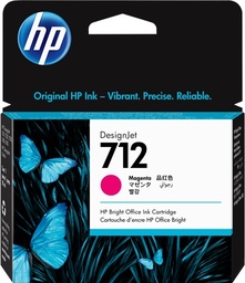 [3ED68A] HP 712 Magenta Cartucho de Tinta Original - 3ED68A