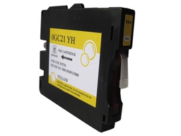 [RI-GC21YL(PG)] Ricoh GC21Y Amarillo Cartucho de Tinta Pigmentada Generico - Reemplaza 405535/405539
