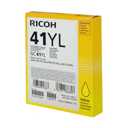 [405768.0] Ricoh GC41YL Amarillo Cartucho de Gel Original - 405768