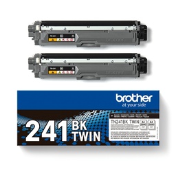 [TN241BKTWIN] Brother TN241 Negro Pack de 2 Cartuchos de Toner Originales - TN241BKTWIN
