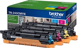 [TN243CMYK] Brother TN243 Pack de 4 Cartuchos de Toner Originales - TN243CMYK