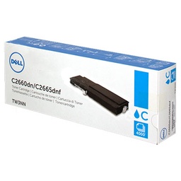 [593-BBBT] Dell C2660DN/C2665DNF Cyan Cartucho de Toner Original - 593-BBBT/488NH/TW3NN