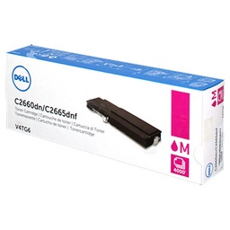 [593-BBBS] Dell C2660DN/C2665DNF Magenta Cartucho de Toner Original - 593-BBBS/V4TG6/VXCWK